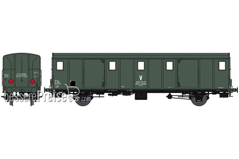 LUGGAGE CAR OCEM 29 Functional Lights, 2 Lights, Rollbearing wheelboxes, VB Era IV- DCC Sound