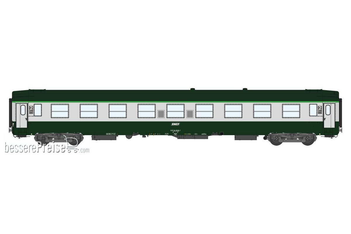 UIC CARS B9 ex-A9 Green / Grey White Logo Era IV-V