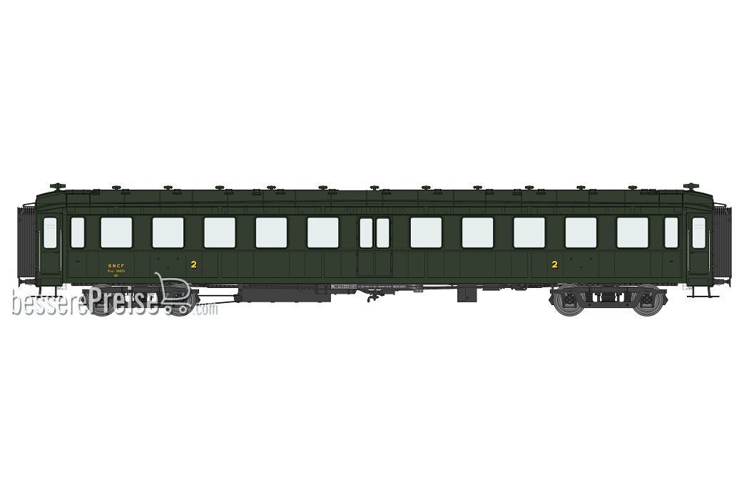 BACALAN Coach 2nd class B11myfi 54832 SNCF Ep.IIIB