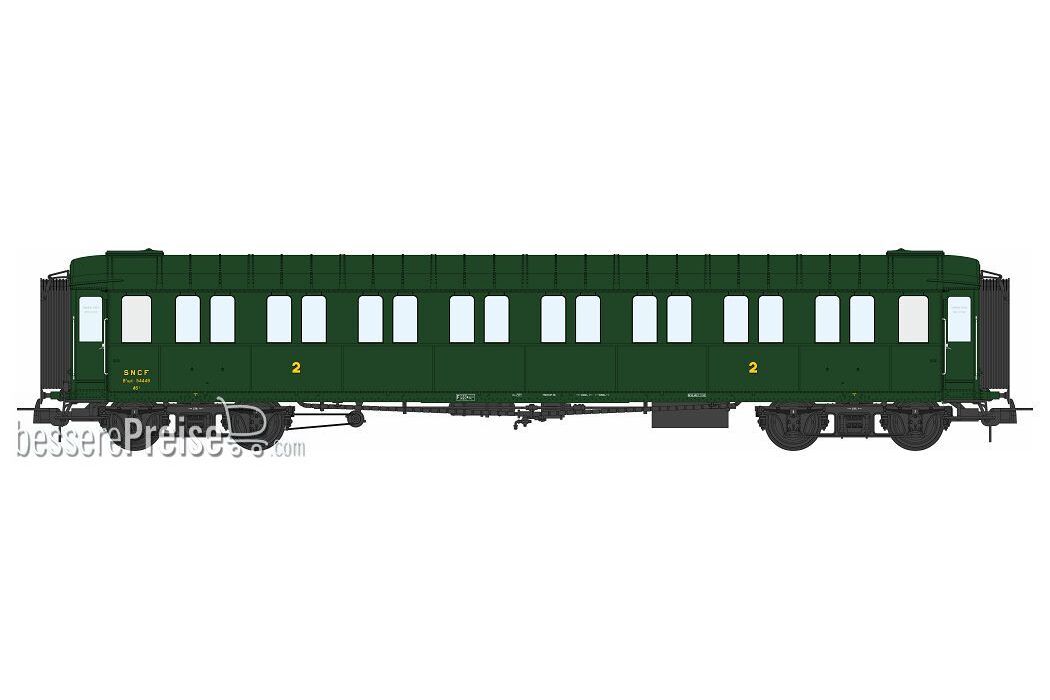 Metallic Cars Ex-PLM, B8 N°54449, Green 306, SNCF Era III B