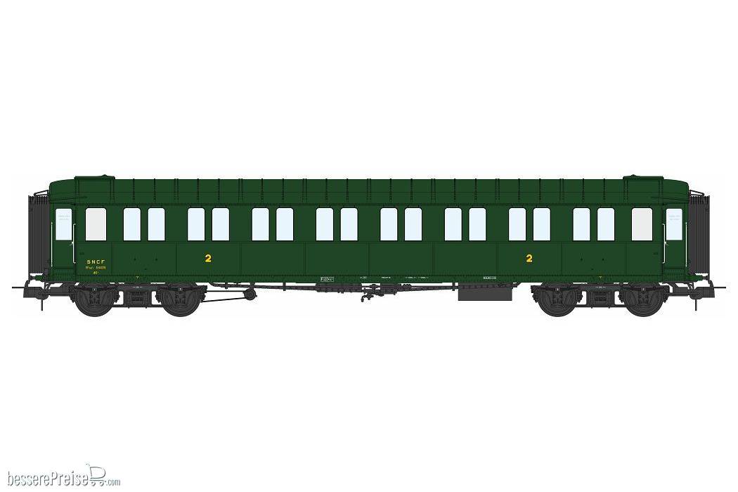 Metallic Cars Ex-PLM, B8 N°54435, Green 306, SNCF Era III B