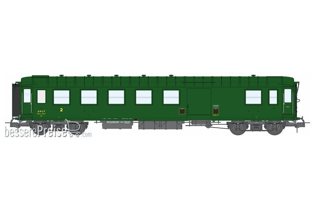Metallic Cars Ex-PLM, B4D N°54247, end of convoy lights, Green 301, SNCF Era III D - Feux Fonctionnels