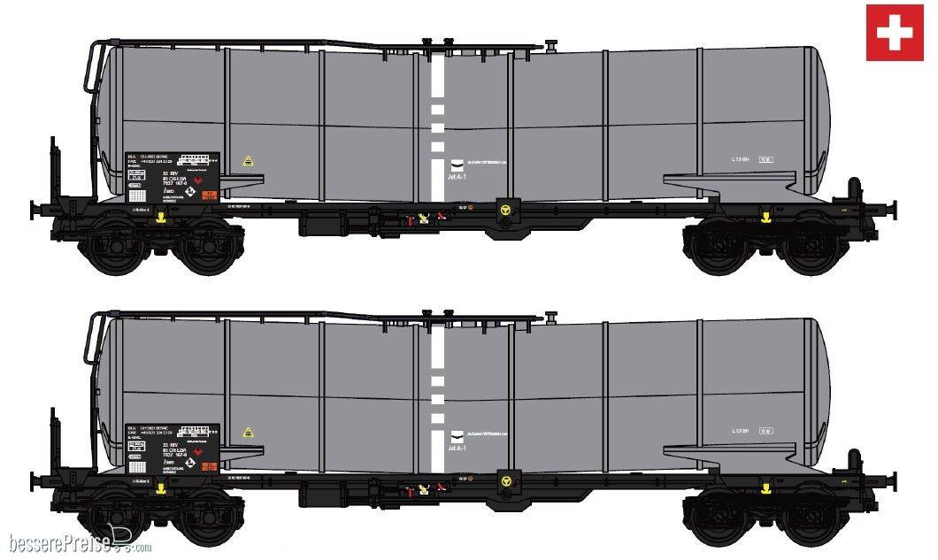 LBA Kesselwagen-Set, Jet A-1, 2-tlg.