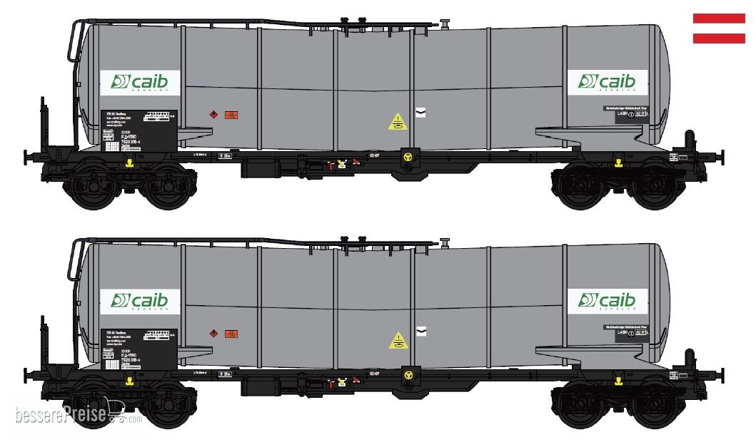 VTG Kesselwagen-Set, CAIB Benelux, 2-tlg.