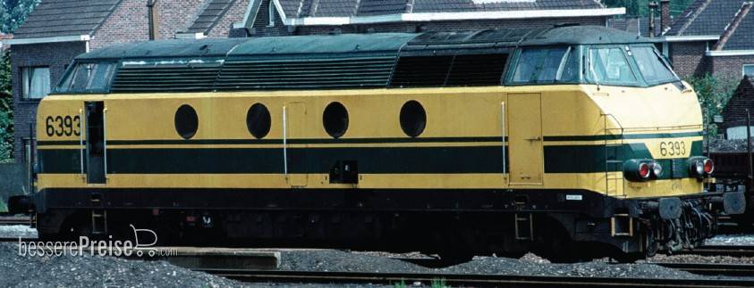Diesellok 6393 der SNCB - DC 2-Leiter Gleichstom - Ep.V - Digital mit Sound