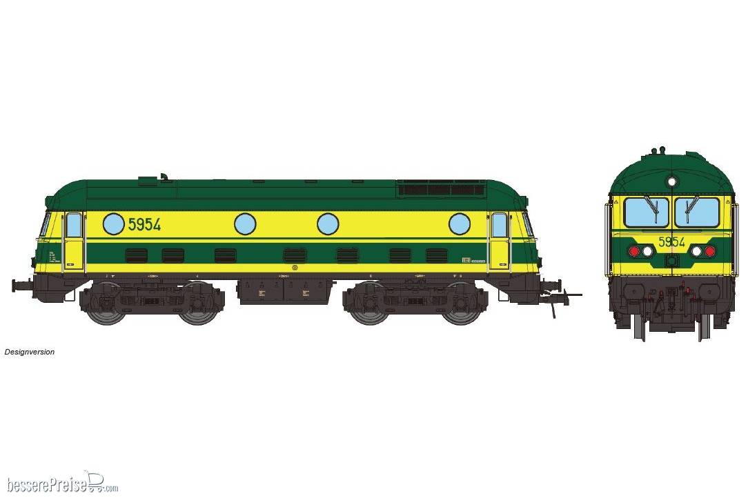Diesellok 59 - 5954 - AC. 3-Rail Digital Sound