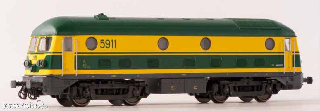 SNCB Diesellok 59 mit 4Lampen - Ep.IV - AC 3L-Wechselstrom digital mit Sound