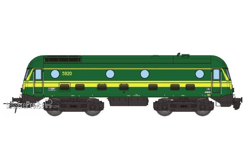 Diesellok 5920 der SNCB - AC 3-Leiter Wechselstom - Ep.IV - Digital mit Sound