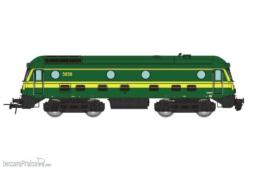 Diesellok 5938 der SNCB - DC 2-Leiter Gleichstom - Ep.IV