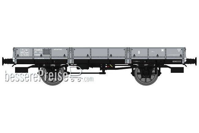OCEM 29 FLAT Wagon Grey PLM NNTouw 57534 Lever brake, Spoked wheels Era II