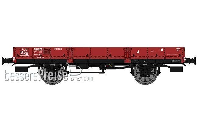 OCEM 29 FLAT Wagon Sideros Red PLM NNTouw 57562 Lever brake, Spoked wheels Era II