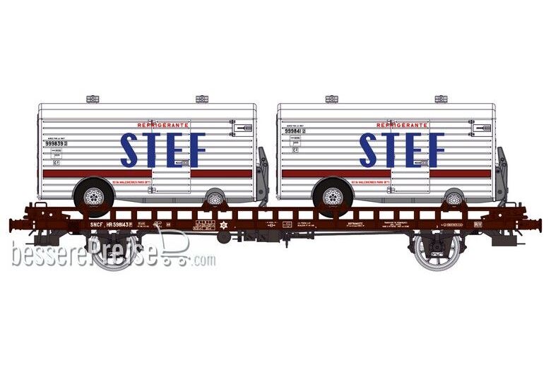 UFR double Era III HR 598143 brown - black frame + 2 trailers STEF
