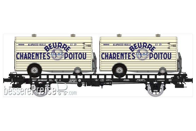 UFR double Era III HR 598216 black + 2 trailers CHARENTES-POITOU.