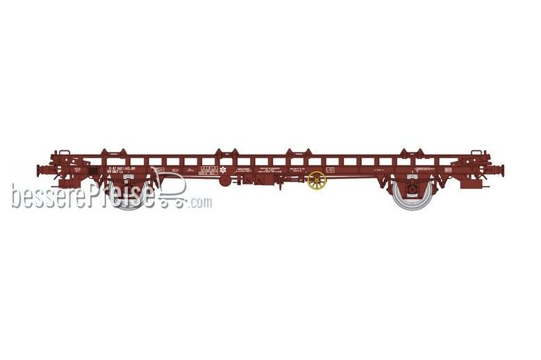 UFR double Era IV brake flywheel 21 87 042 1 143-0 brown UIC - black frame, without loading