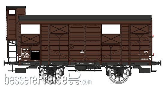REE Modeles WB-703 SNCF gedeckter Güterwagen PLM 20 T Ep.3b