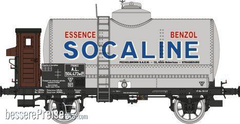 Tank Wagon SOCALINE, Grey, black frame, AL Era II