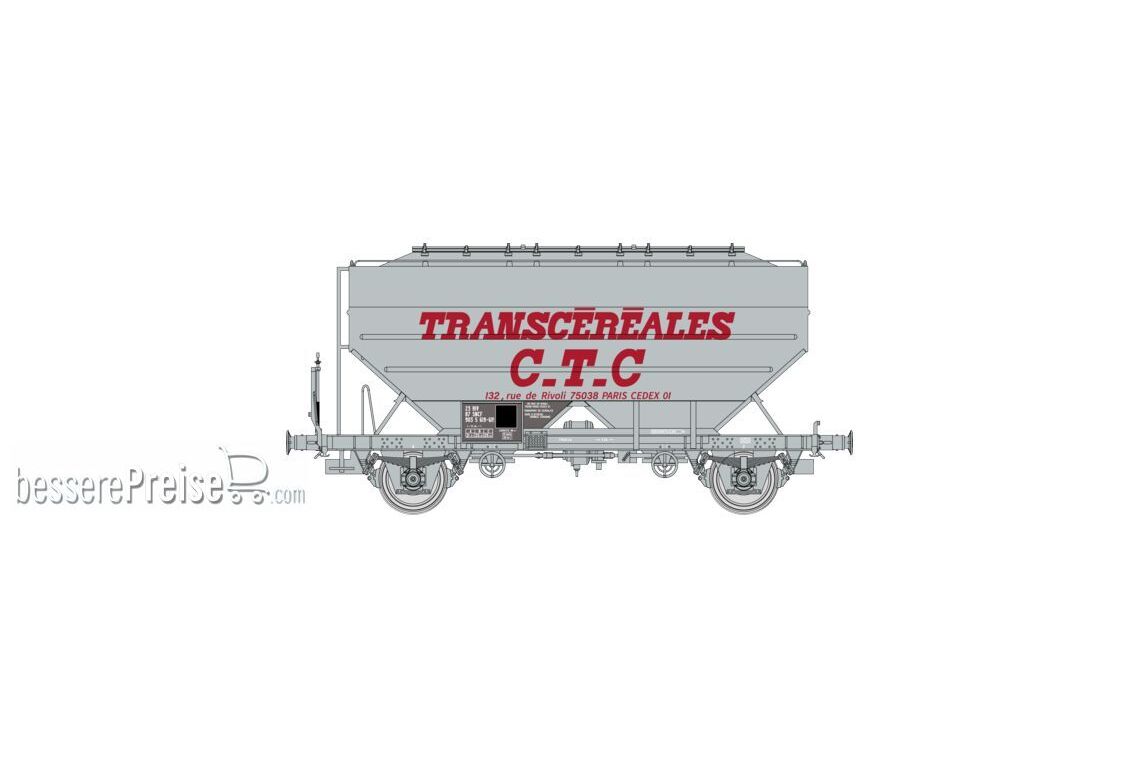 Grain wagon Transcéréales CTC, grey, Era IV