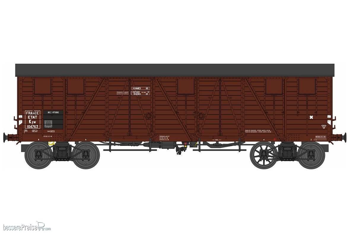 TP Closed Wagon 4 doors ETAT Era II