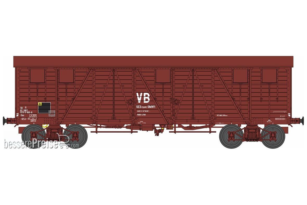 TP Closed Wagon 4 doors SNCF MT Era IV