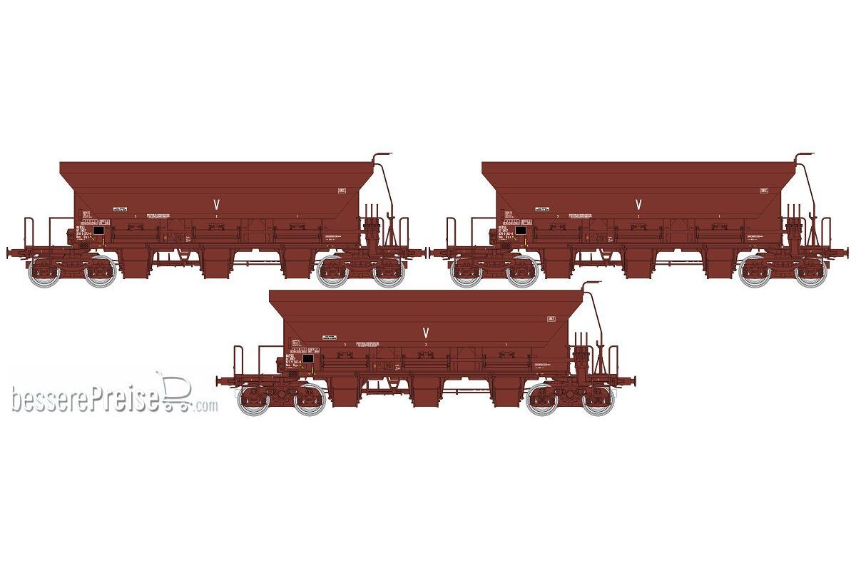 Set of 3 STONE Hopper F70 Uas F70 Uas « INFRA V » SNCF Era V-VI