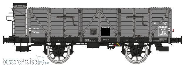 OCEM 19 Gondola, wood with brake home, TTwf 14695 MIDI Era II
