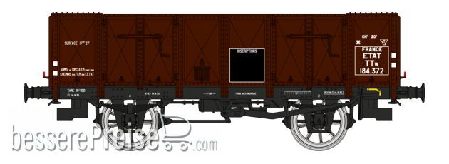 OCEM 19 Gondola, steel, TTw 184372 ETAT Era II