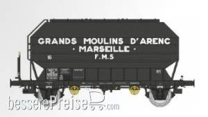 Getreidewagen FRANGECO „GRANDS MOULINS D'ARENC“ der SNCF - Ep.III