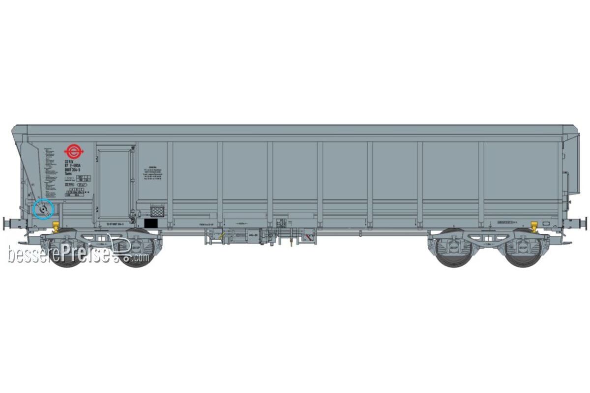 Gondola Tams Era.V Bogie Y25 ERMEWA N°33 87 0807 334-5 grey (2015)