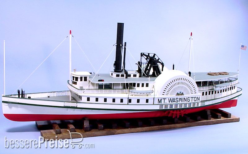 DUMAS BOATS ds1235 - Mount Washington Seitenraddampfer RC Bausatz | Modellbau