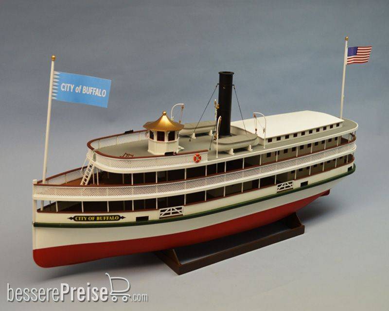 DUMAS BOATS ds1270 - City of Buffalo Steamboot RC Bausatz | Modellbau