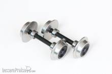 Modelbouw Boerman 0005-0101-9011 - 2 stk Kugellager Achse 20mm Schwarz (45mm Spurweite)