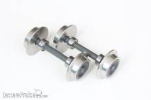 Modelbouw Boerman 0005-0201-9011 - 2 stk Kugellager Achse 20mm Grau (45mm Spurweite)