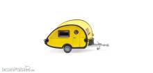 Wiking 009236 - Wohnwagen (T@B) - gelb/schwarz