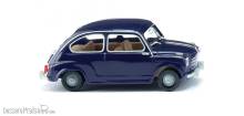 Wiking 009907 - Fiat 600 - dunkelblau