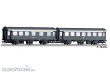 Tillig 01072 - Reisezugwagen-Paar der DB