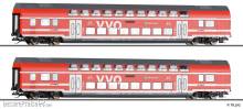 Tillig 01093 - Reisezugwagenset ´S-Bahn Dresden´ der DB AG, bestehend aus zwei Doppelstockwagen DBpza 780.4, Teil 2