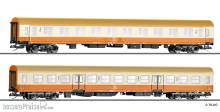 Tillig 01123 - Reisezugwagenset „Städteexpress“ der DR, bestehend aus einem Reisezugwagen 1. Klasse und einem Reisezugwagen 2. Klasse
