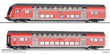 Tillig 01131 - Reisezugwagenset „DB Regio“ der DB AG, bestehend aus einem Steuerwagen 1./2. Klasse DABpbzfa 767 und einem Doppelstockwagen DBpza 780, Teil 1