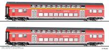 Tillig 01132 - Reisezugwagenset „DB Regio“ der DB AG, bestehend aus zwei Doppelstockwagen DBpza 780, Teil 2