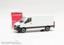 Herpa 013871 - Minikit Mercedes-Benz Sprinter `18 Kasten Flachdach, weiß