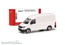 Herpa 014021 - Herpa MiniKit: MAN TGE Kasten Hochdach mit Zwillingsantrieb, weiß