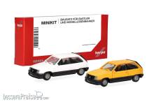 Herpa 014298 - Herpa MiniKit: Opel Corsa A SR, weiß und gelb (2 Stück)