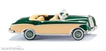 Wiking 014302 - MB 220 S Cabrio - moosgrün