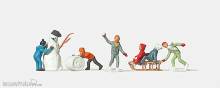 Merten 0212230 - Kinder mit Schneemann und Sch