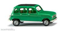 Wiking 022446 - Renault R4 mit Faltdach - grün
