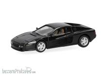 Herpa 025454-002 - Ferrari 512 TR (Motorabdeckung zum Öffnen), nero