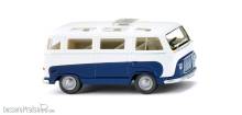 Wiking 028997 - Ford FK 1000 Panoramabus - saphirblau/weiß