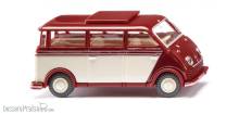 Wiking 033405 - DKW Schnelllaster Bus - rubinrot/elfenbein