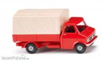 Wiking 035204 - Pritschen-Lkw (Bedford) - blutorange