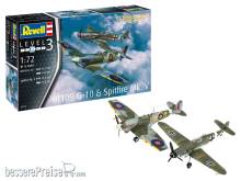 Revell 03710 - Combat Set Messerschmitt Bf109G-10 & Spitfire Mk.V